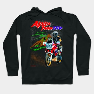 Africa twin mountains 750 Hoodie